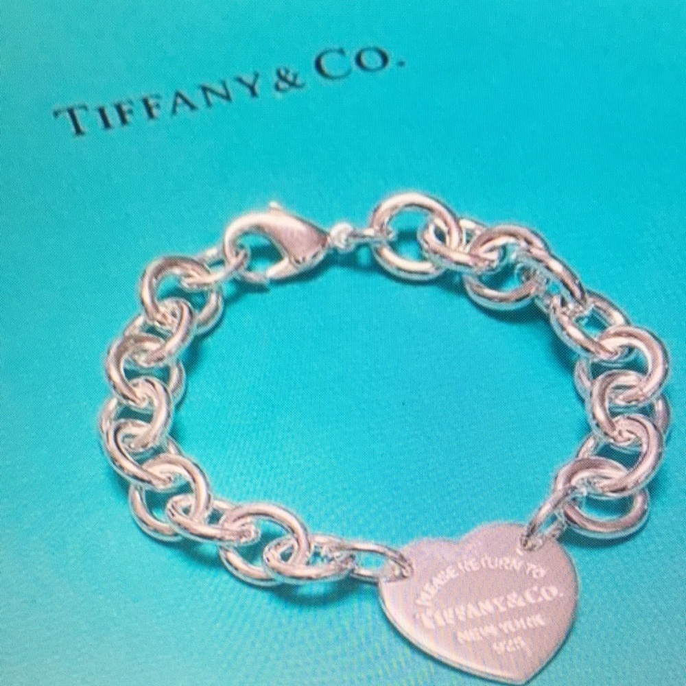 Tiffany & Co. Silver Heart Tag Bracelet